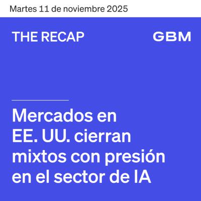 THE RECAP 11-11-25 | Mercados en EE. UU. cierran mixtos con presión en sector de IA.