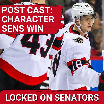 POST CAST: TIM STÜTZLE EXTENDS POINT STREAK TO 11 IN DOMINANT OTTAWA SENATORS WIN VS CALGARY FLAMES