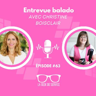 Épisode 63 : Coaching à l'ère du numérique: entrevue avec Christine Boisclair