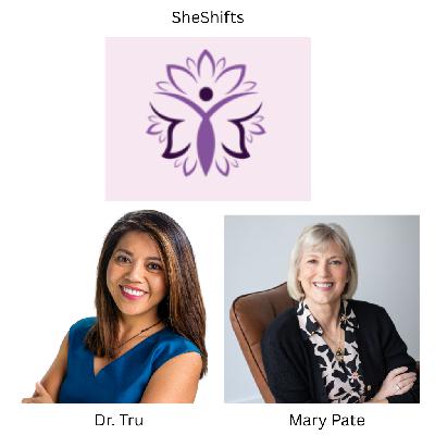Dr. Tru and Mary Pate from SheSHIFTS on the Bullish on Business Podcast with Rose Odette