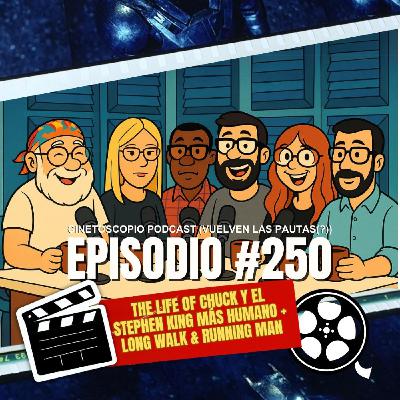 Podcast Cinetoscopio 250   ¿La MEJOR adaptación de Stephen King? Chuck, Long Walk y Running Man 2025