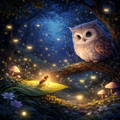 Cuento infantil para dormir - El canto de las luciérnagas   Relajación y calma