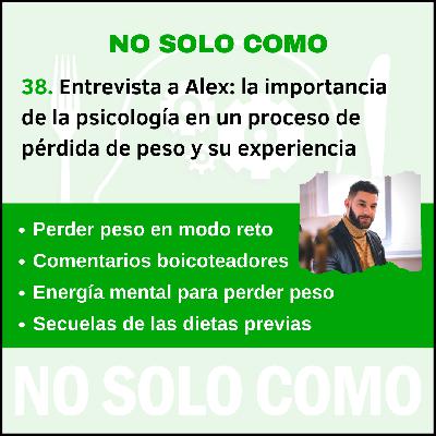 38. Entrevista con Alejandro, la importancia de los aspectos psicológicos en un proceso de pérdida de peso