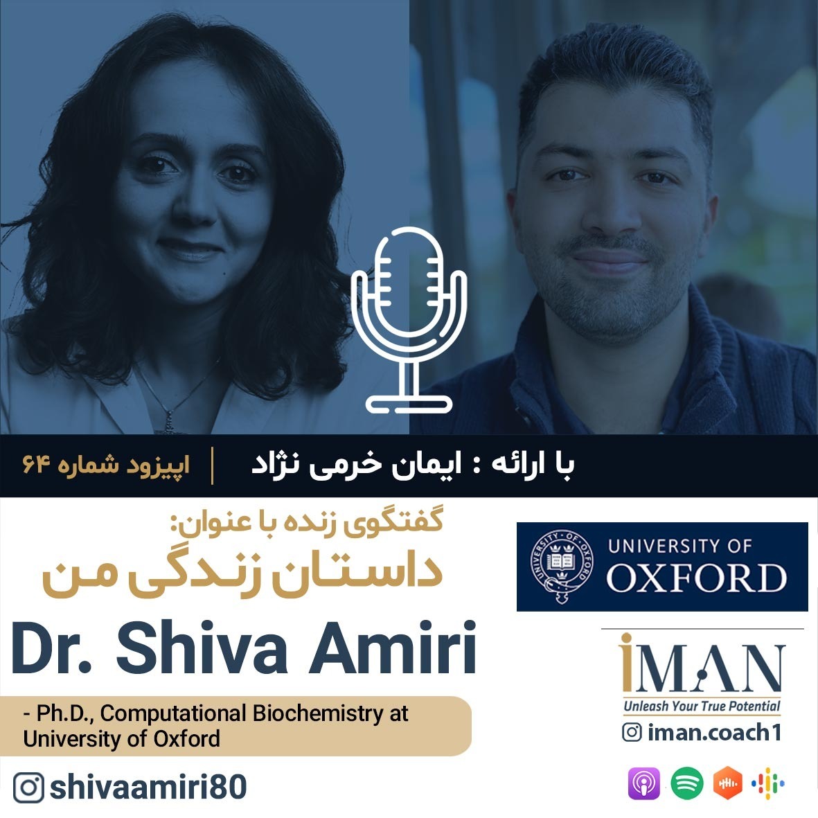 Episode 64, Dr. Shiva Amiri (بدون موسیقی) episode artwork