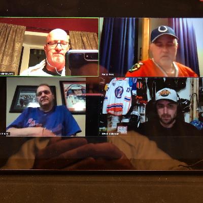 A round table Beer League Hockey Discussion with Bob Miller and Randy Greb