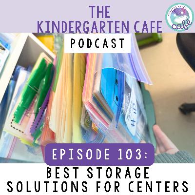 103. Best Storage Solutions for Centers in Kindergarten