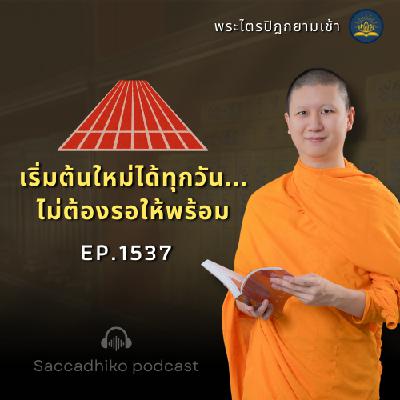 MT1537	เริ่มต้นใหม่ได้ทุกวัน...ไม่ต้องรอให้พร้อม | พระไตรปิฎกยามเช้า EP.1537  09/06/68