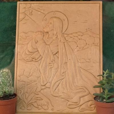 The Way of the Cross: The First Station Jesus in agony in the Garden of Gethsemane