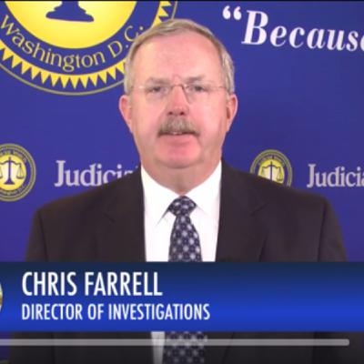 CHRIS FARRELL, JUDICIALWATCH.ORG