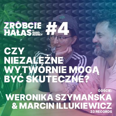 Weronika Szymańska i Marcin Illukiewicz (33 Records): Czy niezależne wytwórnie mogą być skuteczne? | Zróbcie hałas #4