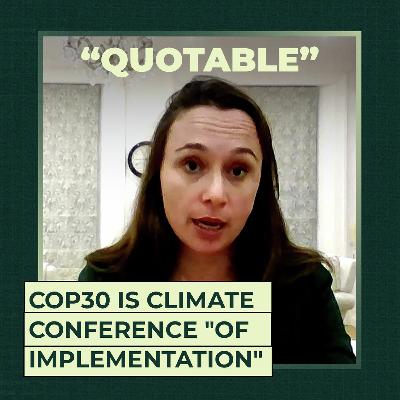 COP30 is climate conference “of implementation” COP30 is climate conference “of implementation”