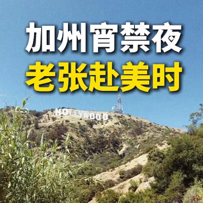 加州宵禁夜，老张赴美时