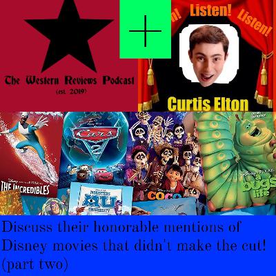 Top Ten Favorite Disney Movies... With a Guest! (part two - honorable mentions) [Ep. #27B]