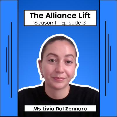 The Alliance Lift: Ms Livia Dal Zennaro in conversation Ms Idil Shekh Mohamed The Alliance Lift: Ms Livia Dal Zennaro in conversation Ms Idil Shekh Mohamed