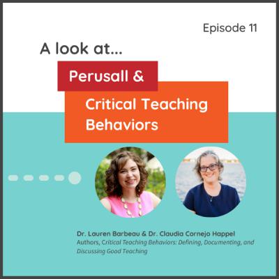 Episode 11: A Look at Perusall and Critical Teaching Behaviors Episode 11: A Look at Perusall and Critical Teaching Behaviors