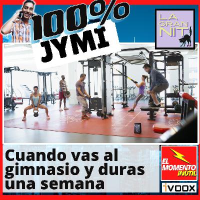 Cuando vas al gimnasio y duras una semana