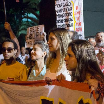 Ato em BH denuncia responsabilidade da Globo e outros veículos no genocídio do povo palestino
