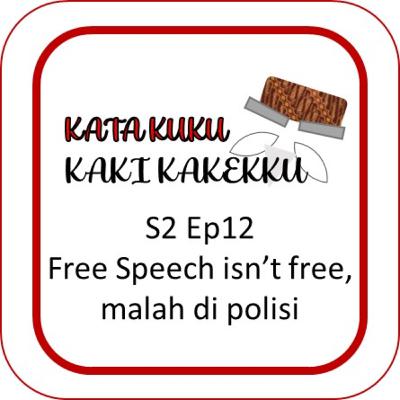 Free Speech isn't free, malah di lapor ke polisi. Siapa sih bro?