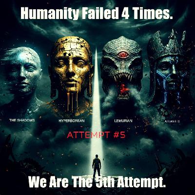 Humanity Failed 4 Times. We Are The 5th Attempt. Humanity Failed 4 Times. We Are The 5th Attempt.