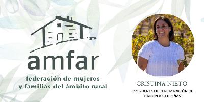 La presidenta de la Interprofesional de la D.O. Valdepeñas ejemplo del papel de las mujeres en la gestión del sector primario
