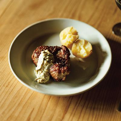 Vol.7 焼くというより揚げる、ステーキ。
