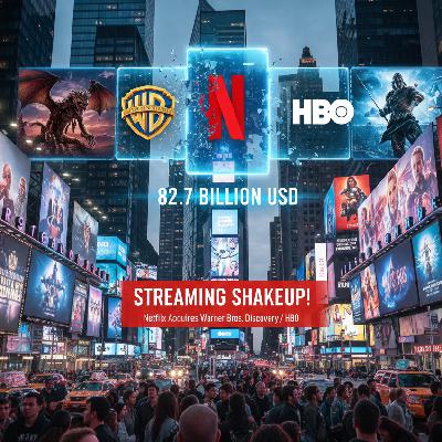 流媒体变天！827亿美金！Netflix吞下华纳兄弟与HBO，观众的钱包会怎样？