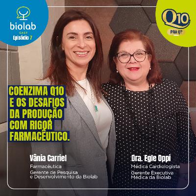 Coenzima Q10 e os desafios da produção com rigor farmacêutico – BIOLAB CAST – Q10 pra Q #07