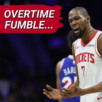 Rockets FUMBLE Overtime CHANCE Vs 76ers, Kevin Durant's MONSTER Night Offset By BRUTAL Turnovers Rockets FUMBLE Overtime CHANCE Vs 76ers, Kevin Durant's MONSTER Night Offset By BRUTAL Turnovers