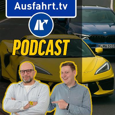 Corvette gegen BMW M5 - an der Norschleife im Kofferraum und der neu Subaru Forester