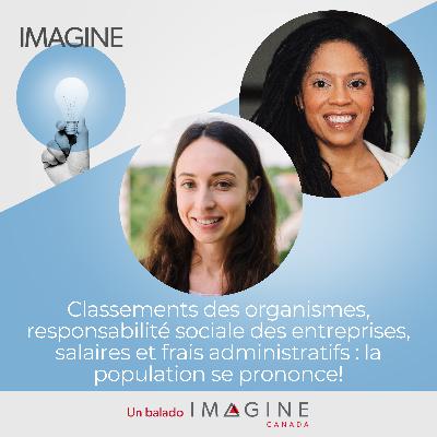 Classements des organismes, responsabilité sociale des entreprises, salaires et frais administratifs : la population se prononce!