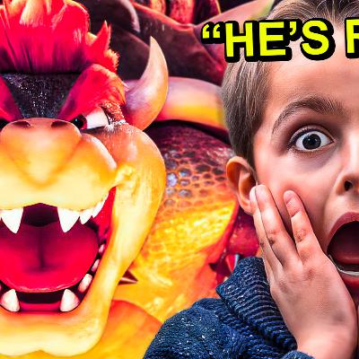 Kid Thinks Mario Bros Movie is REAL LIFE!