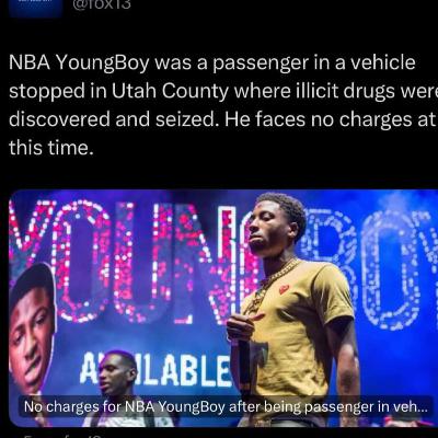 NBA YoungBoy stopped again
