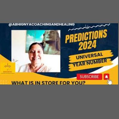 S5E1. PREDICTIONS 2024 - 1 in #english Universal year Number for 2024. Numerology