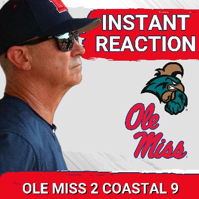 REACTION: Ole Miss FALLS 1-2 at Bruce Bolt Tournament | Coastal HUMILIATES Rebels 9-2