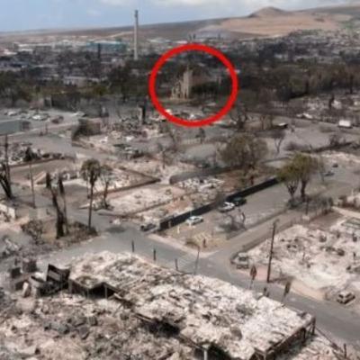 CATEDRAL SE SALVA DE MILAGRO EN MAUI; NO DEN DINERO DE REMESAS A CANDIDATOS, NO LO MERECEN.