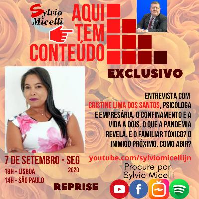 Cristine Lima dos Santos | Psicóloga e Empresária | Aqui tem Conteúdo #4