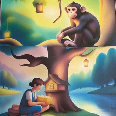 Story-14 Greediness Leads To Nothing(Hindi)