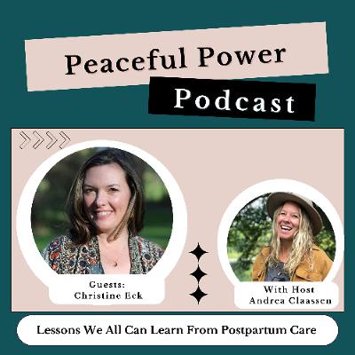 Christine Eck on the Lessons We All Can Learn From Postpartum Care