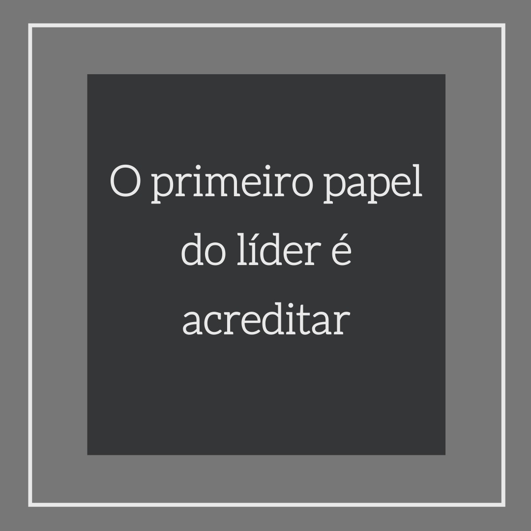 O primeiro papel do líder é acreditar episode artwork