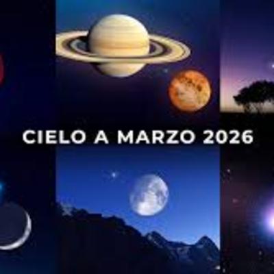 Il cielo di marzo 2026 Il cielo di marzo 2026