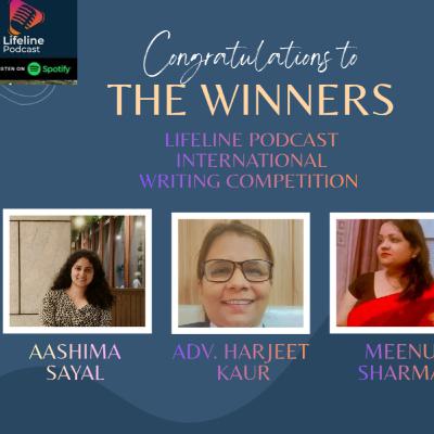 Lifeline Podcast International Writing Competition Winners