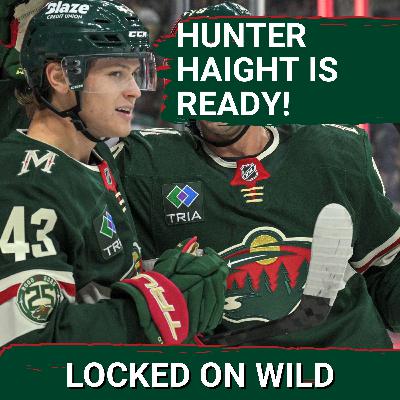 Hunter Height's Impressive Camp CHALLENGES Wild's Fourth Line Status Quo