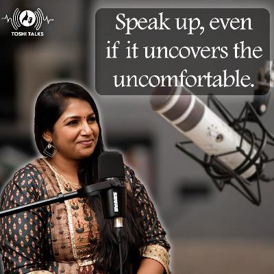 Speak up, even if it uncovers the uncomfortable | Toshi talks | RJ Toshila