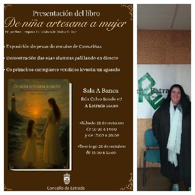 Presentación do libro "De niña artesana a mujer" e exposición de encaixe de Camariñas, falo con Josefina Campaña. Presentación do libro "De niña artesana a mujer" e exposición de encaixe de Camariñas, falo con Josefina Campaña.