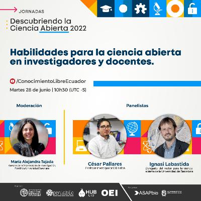Habilidades para la ciencia abierta en investigadores y docentes