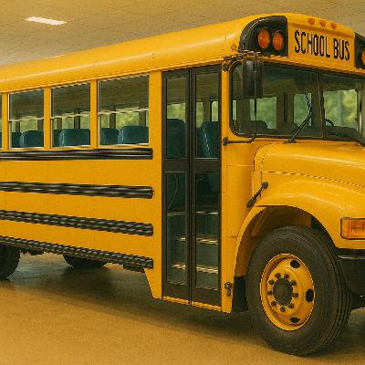 Você já se perguntou por que os ônibus escolares americanos têm aquelas faixas pretas nas laterais?