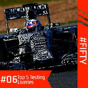 #06 - Top 5 F1 Testing Liveries