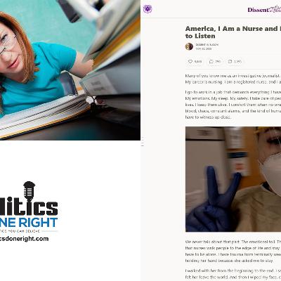 Nurse’s White Flag & Teacher’s Plea: Healthcare Burnout Meets Economic Justice Crisis Nurse’s White Flag & Teacher’s Plea: Healthcare Burnout Meets Economic Justice Crisis
