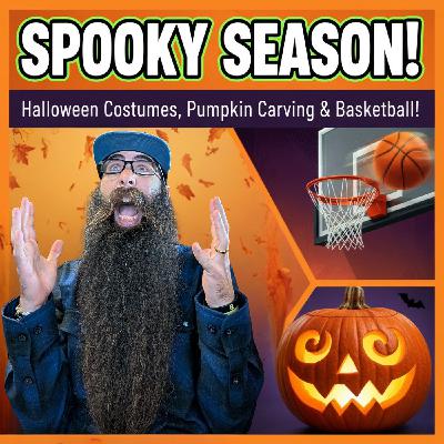 SPOOKY SEASON! Halloween Costumes, Pumpkin Carving & Basketball