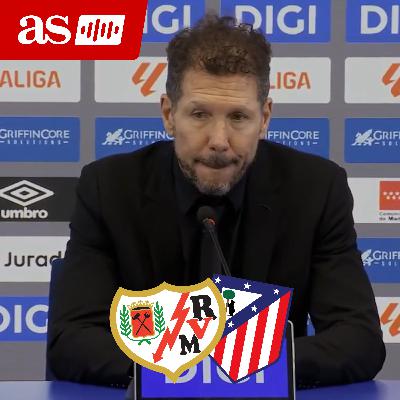 Simeone, rueda de prensa tras el Rayo Vallecano 3 - Atlético de Madrid 0 Simeone, rueda de prensa tras el Rayo Vallecano 3 - Atlético de Madrid 0